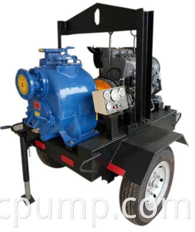 Trailer Self Priming Non-clogging Small Sewage Pump